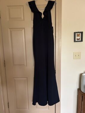 Lulu’s Perfect Opportunity Navy Blue Maxi Dress